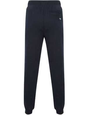 Maynard Cuffed Joggers in True Navy - Le Shark