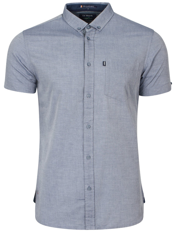 Pemberton Oxford Shirt in Midnight Blue - Le Shark