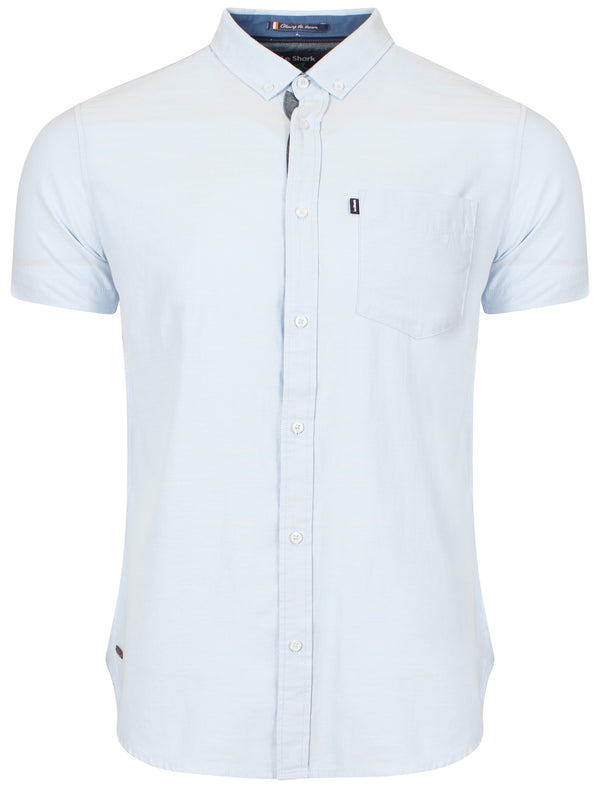 Pemberton Oxford Shirt in Light Blue - Le Shark