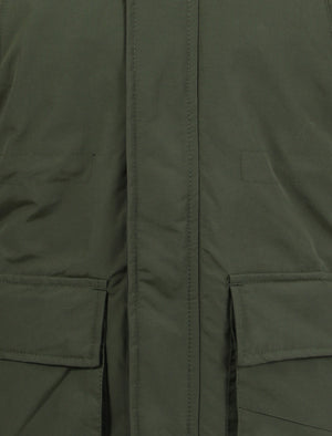 Le Shark Radley green parka jacket