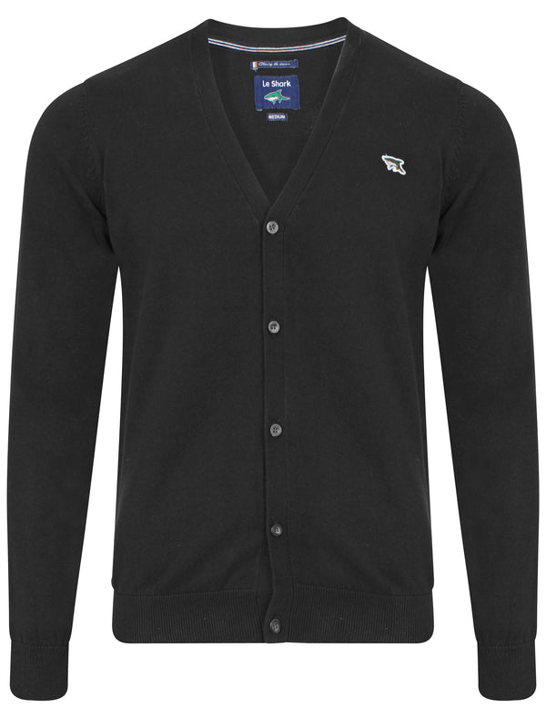 Cardigan in Charcoal Marl - Le Shark