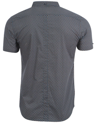 Le Shark Revival blue short sleeved shirt