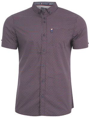 Le Shark Revival red short sleeved shirt