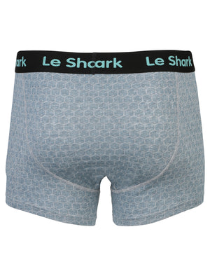 Le Shark Roaring Twenties grey & blue boxer shorts