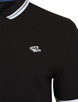Stibbington Polo Shirt in Black - Le Shark