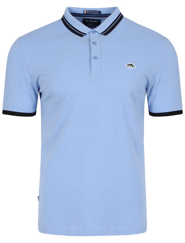 Stibbington Polo Shirt in Blue - Le Shark