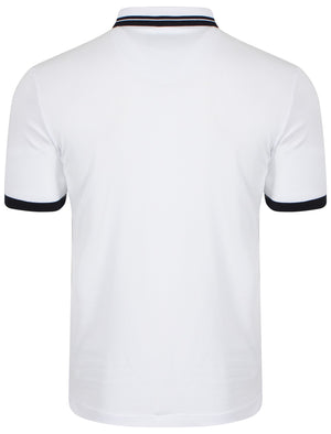 Stibbington Polo Shirt in White - Le Shark