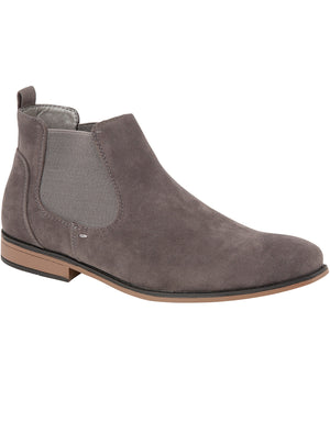 Kanye Suedette Chelsea Boots In Grey