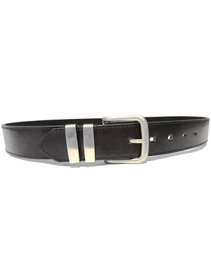 Mens Blake Leather Belt in Black