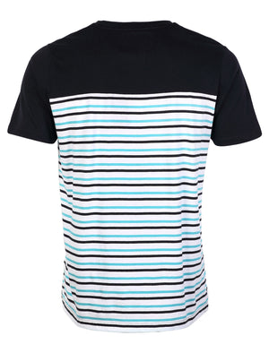 D-Code Sax Crew Neck T-shirt in True Navy