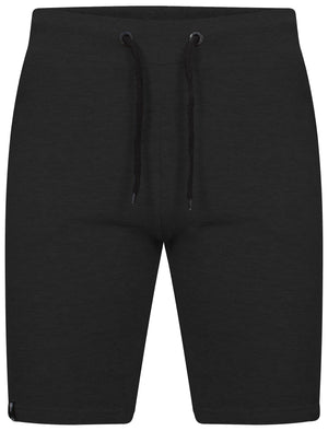 Chesemen Textured Piqué Shorts in Black - Dissident