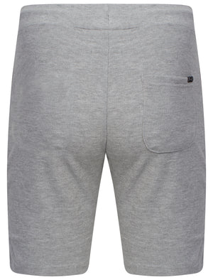 Chesemen Textured Piqué Shorts in Light Grey Marl - Dissident