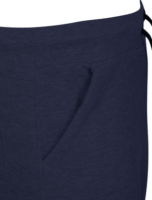 Chesemen Textured Piqué Shorts in True Navy - Dissident