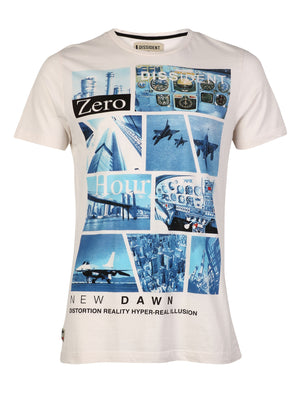 Dissident Zero Hour Cotton T-shirt in Ivory