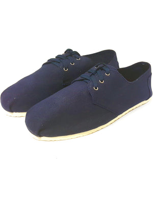 Navy plimsolls mens sales