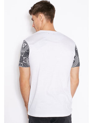 Cooper Illuminati Print Short Sleeve T-Shirt in White
