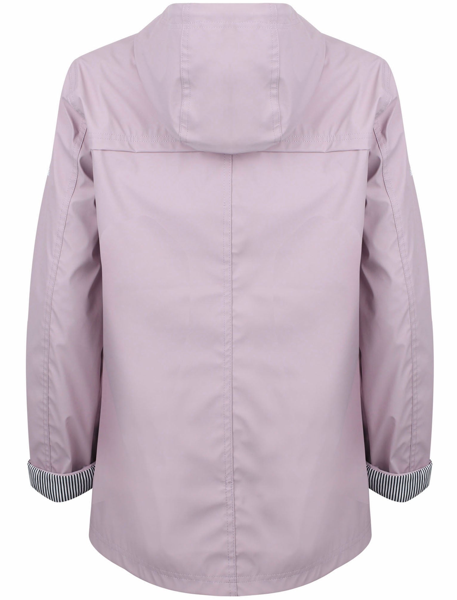 Puffin Shower Resistant Hooded Rain Coat in Iris Northern Expo Tokyo Laundry