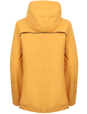 Snowdrop Shower Resistant Hooded Rain Coat in Golden Apricot - Northern Expo