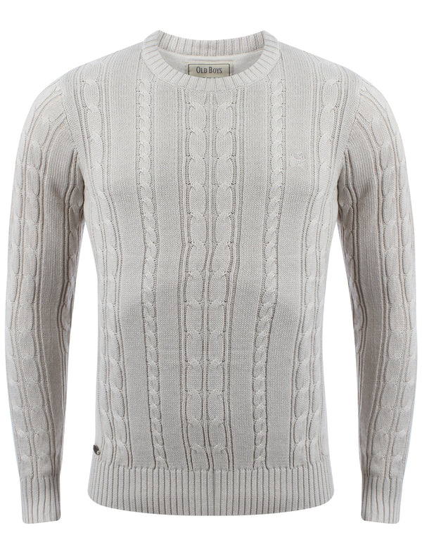 Men's Cotton Rich Grey Jumper