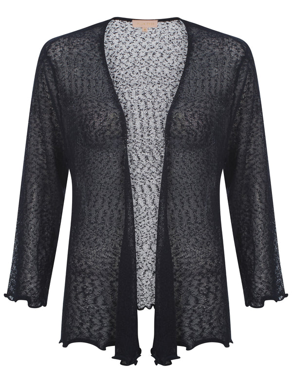 Plum Tree Chickweed navy cardigan