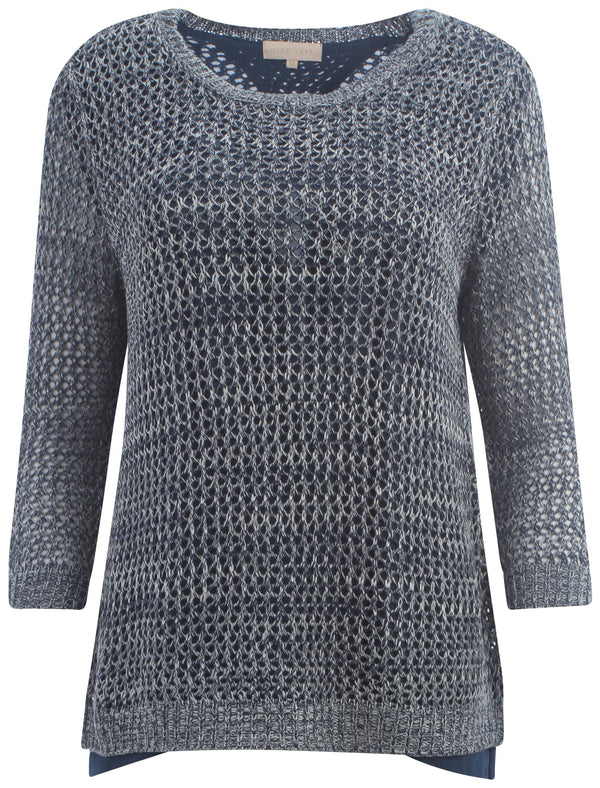 Plum Tree Sylvia Navy Jumper