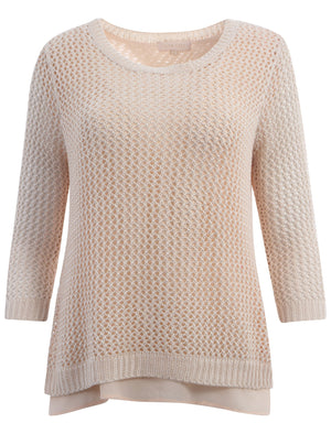 Plum Tree Sylvia Pale Pink Jumper