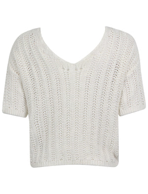 Plum Tree Zephyranth white jumper