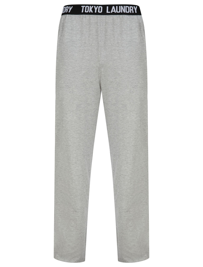 Inversion Cotton Jersey Lounge Pants In Light Grey Marl - Tokyo Laundr ...