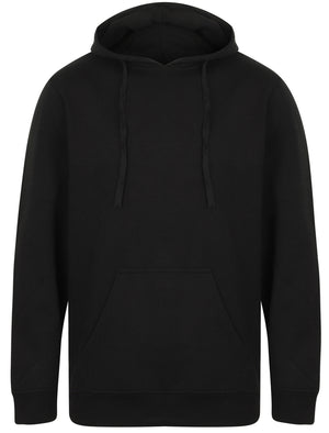 Ryker Brush Back Fleece Basic Pullover Hoodie In Black