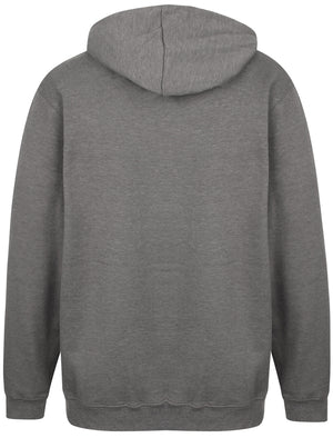 Ryker Brush Back Fleece Basic Pullover Hoodie In Grey