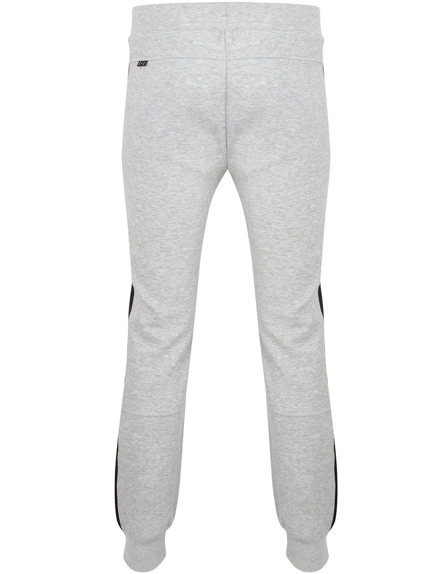 Pale grey marl cuffed joggers new arrivals