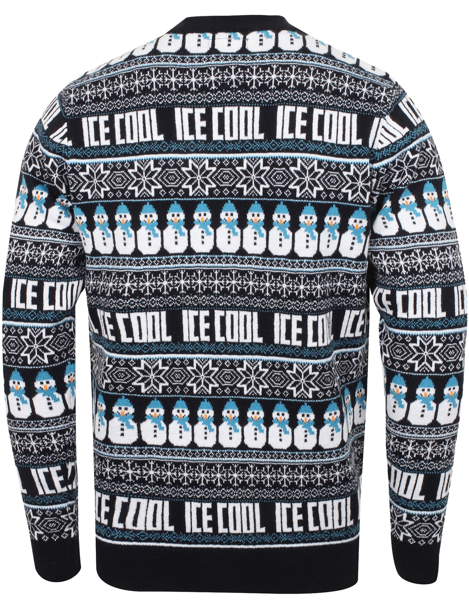 Ice Cool Novelty Christmas Jumper In Ink Season s Greetings Tokyo Laundry