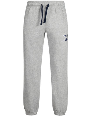 Hackney Fleece Cuffed Joggers in Athletic Grey Marl Sonneti