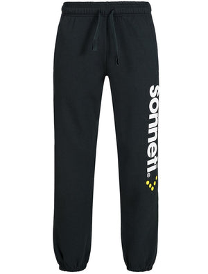 Plaistow Fleece Cuffed Joggers in Anthracite - Sonneti
