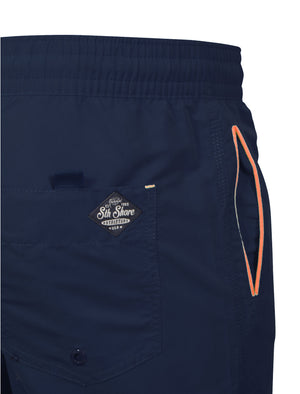 Clarion Swim Shorts with Free Matching Flip Flops in Midnight - South Shore