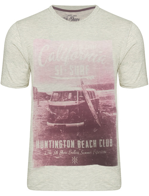 Surf Van T-shirt in Oatgrey Marl - South Shore