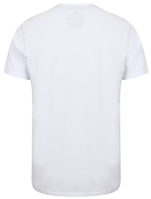 Roadtrip Motif T-Shirt In Optic White - South Shore