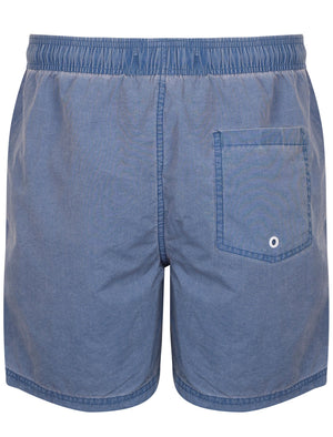 Ansdell Pigment Wash Swim Shorts in Blue - South Shore