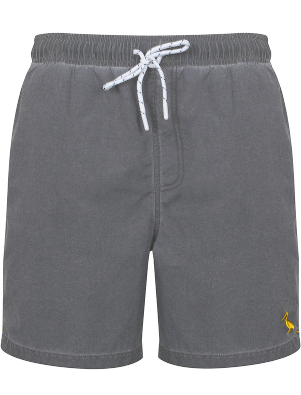 Ansdell Pigment Wash Swim Shorts in Grey - South Shore