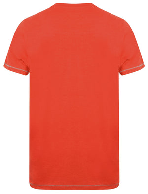 Coco Cotton Jersey Slub T-Shirt with Pocket In Garnet Rose - South Shore