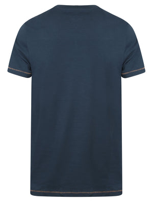Coco Cotton Jersey Slub T-Shirt with Pocket In Insignia Blue - South Shore
