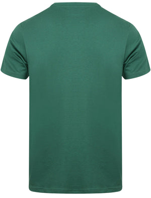Head For The Coast Cotton T-Shirt In Mallard Green - South Shore