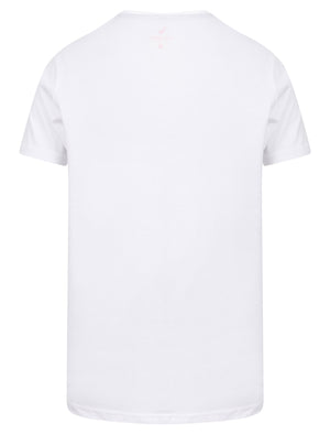 Hit The Road Motif Cotton T-Shirt In Optic White - South Shore