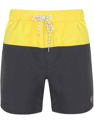 Keone Swim Shorts With Free Matching Flip Flops In Blazing Yellow - South Shore