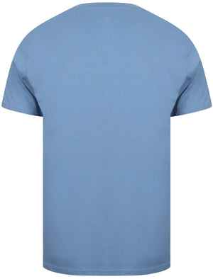 Kinsley Basic Cotton Crew Neck T-Shirt In Federal Blue - South Shore
