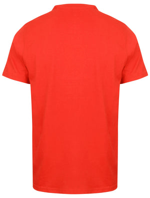 Kinsley Basic Cotton Crew Neck T-Shirt In Ribbon Red - South Shore