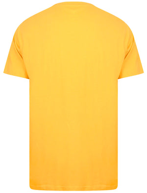 Kinsley Basic Cotton Crew Neck T-Shirt In Yolk Yellow - South Shore