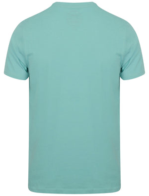 Legends Motif Crew Neck T-Shirt In Nile Blue - South Shore