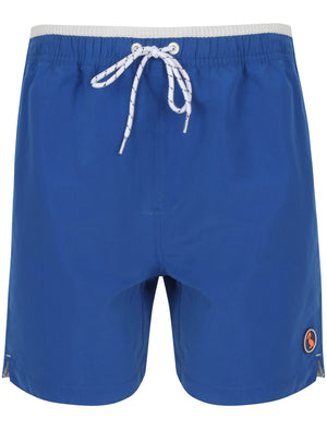 Marloes Swim Shorts With Free Matching Flip Flops In Sea Surf Blue - South Shore
