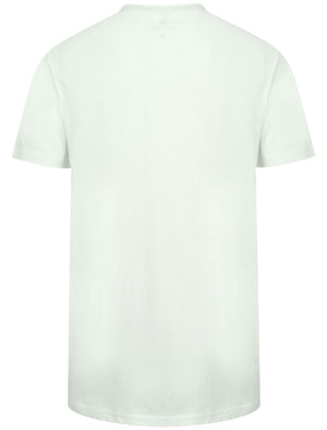 Mountain Drive Motif Cotton T-Shirt In Hint Of Mint - South Shore